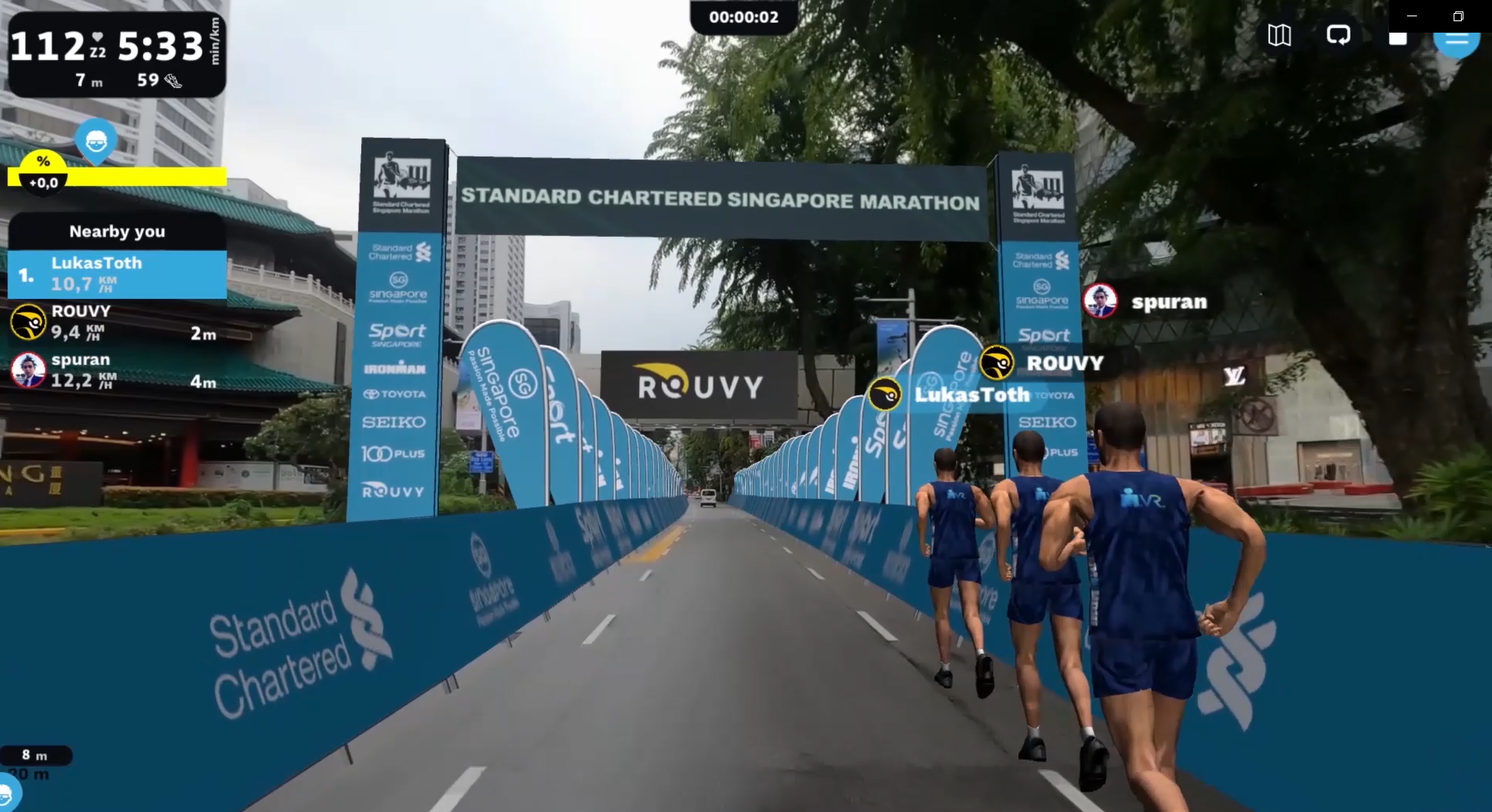 Rouvy Blog ROUVY releases Standard Chartered Singapore Half Marathon