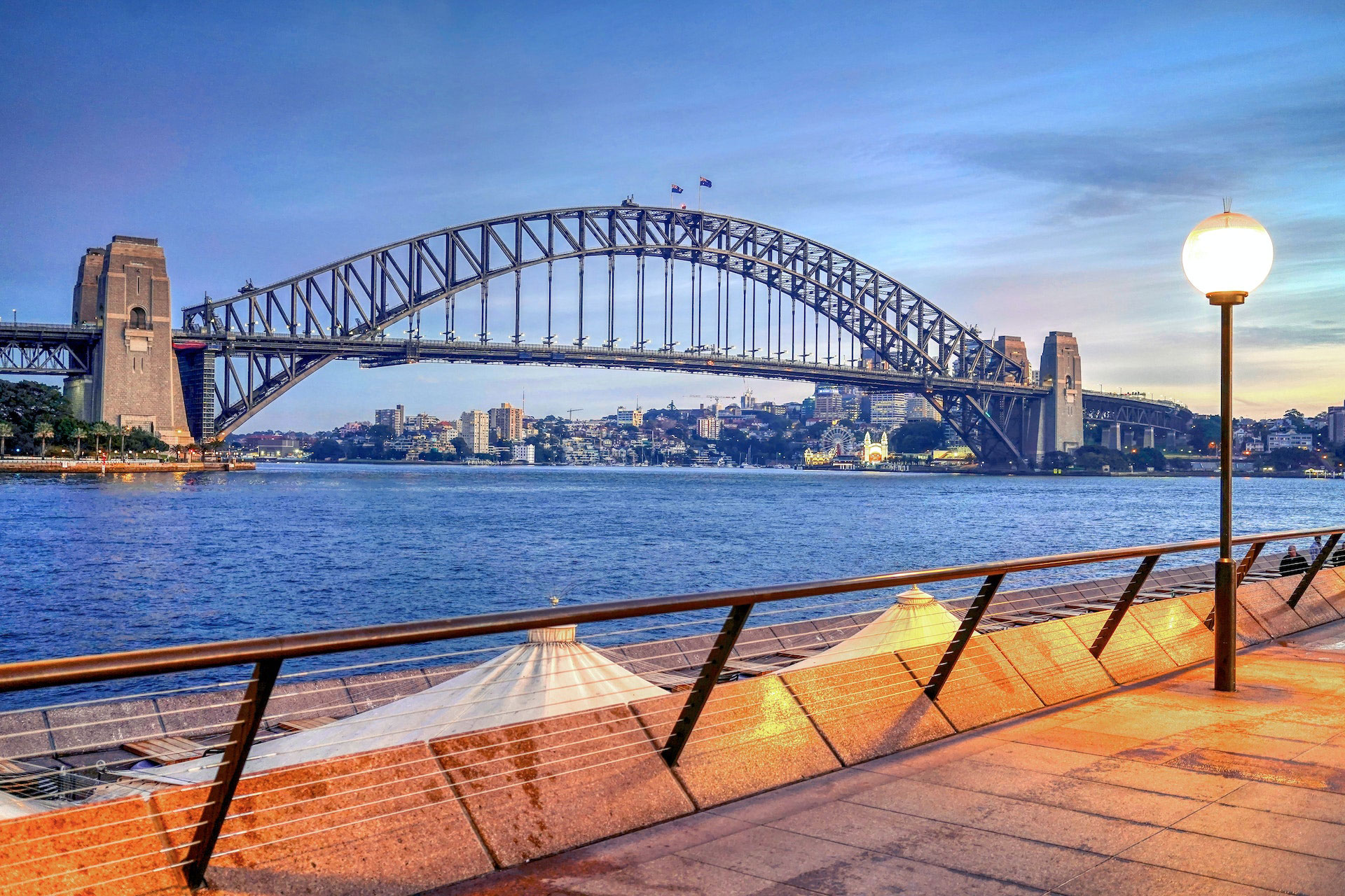 AlSydney Harbour Bridge above. Sydney Opera House - main photot