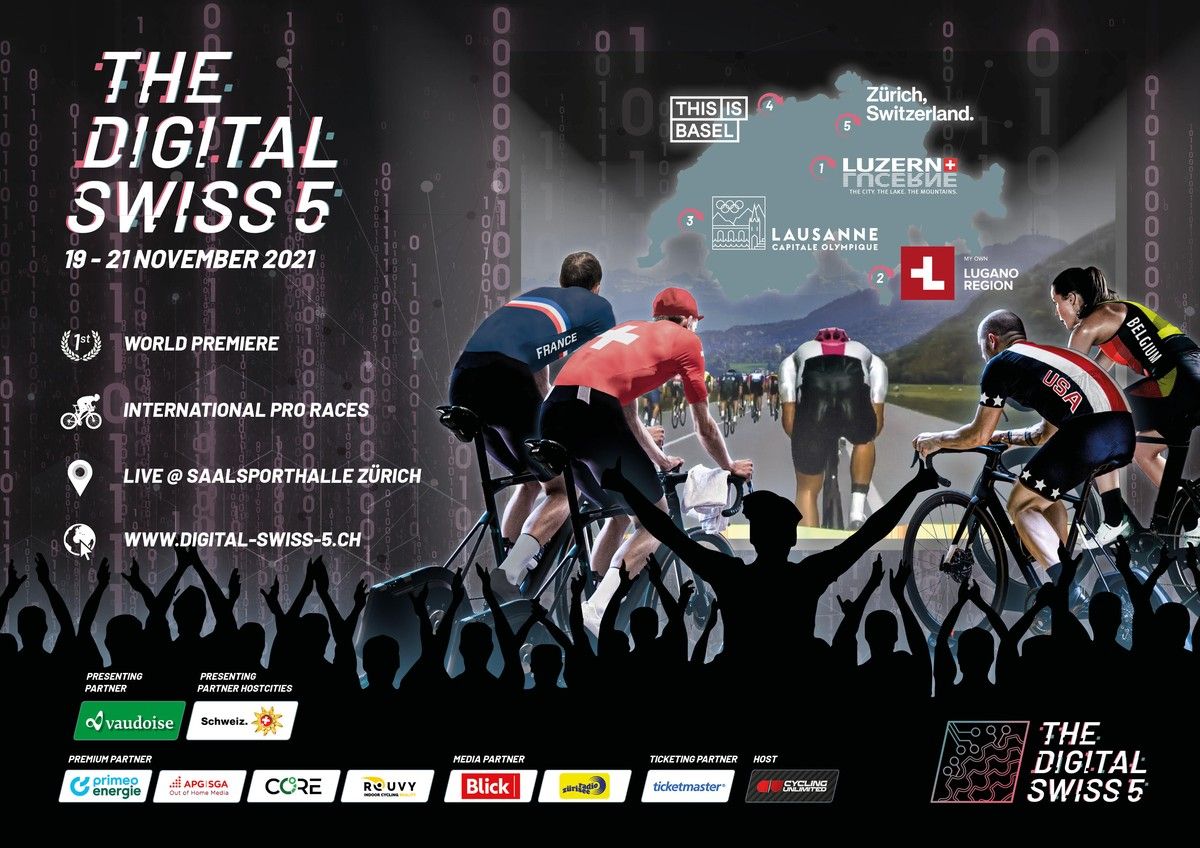 World premiere in cycling - The Digital Swiss 5 moves up a level!