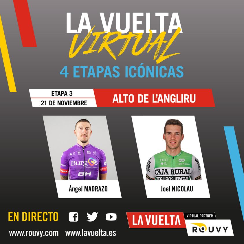 The Last Weekend of ‘LA VUELTA VIRTUAL’ with the Pros from Burgos BH and Caja Rural - Seguros RGA