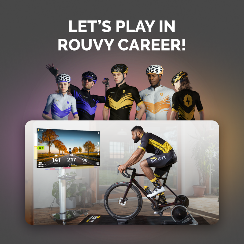 ROUVY CAREER 2.0 - Training Motivation as a Fun Cycling Adventure Around the World