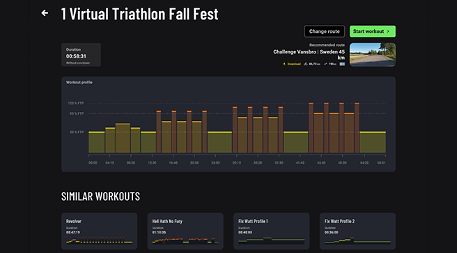 1 Virtual Triathlon Fall Fest