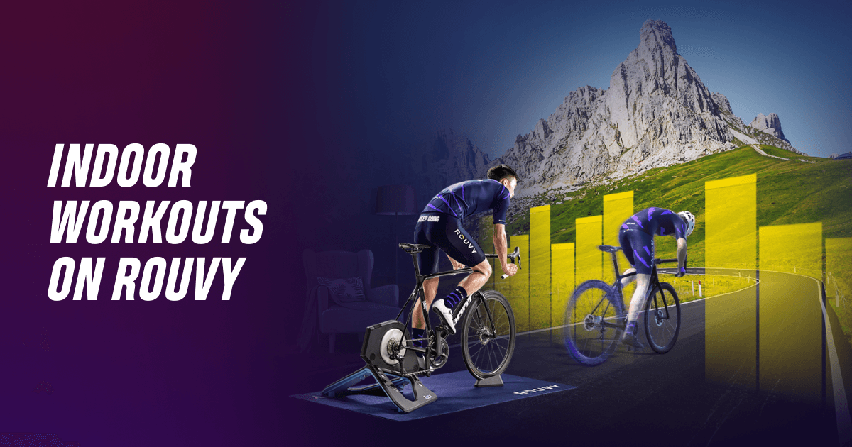Indoor cycling workouts to get faster and more fit. ROUVY