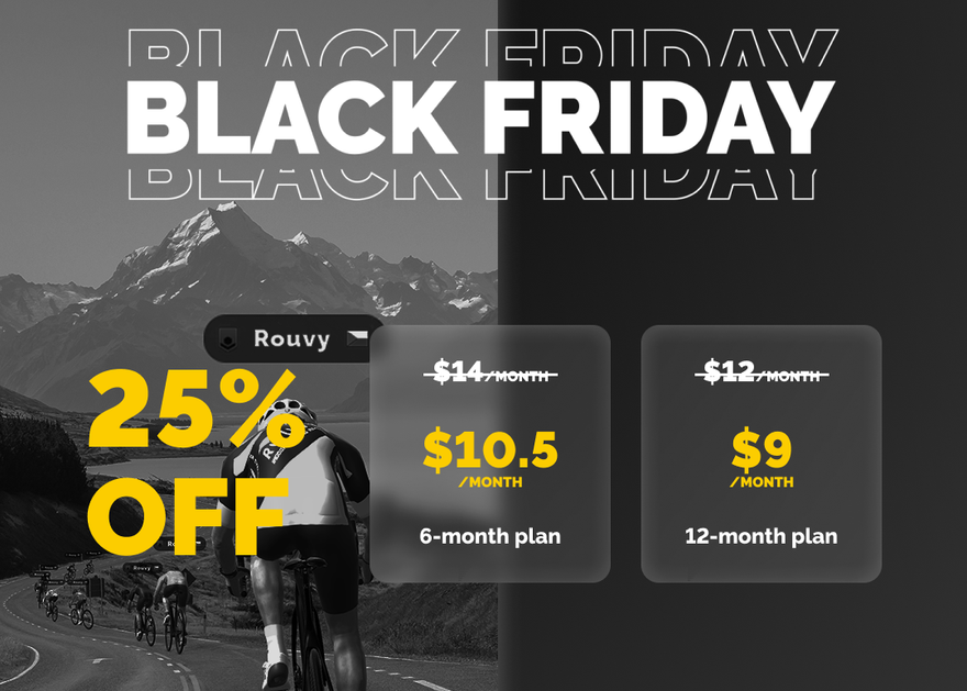 ROUVY drops the best deal of the year on a Black Friday Week