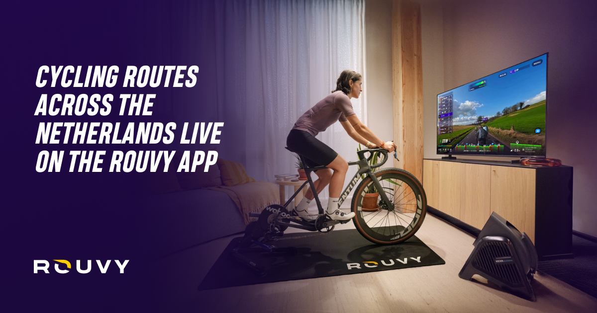 Ride real routes in the Netherlands on the indoor cycling app | ROUVY
