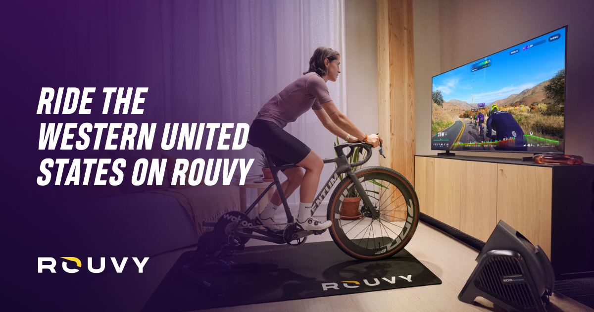 Ride western U.S. routes on the top indoor cycling app | ROUVY