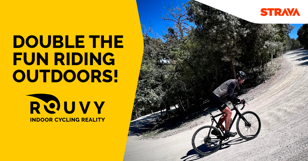 ROUVY adds Gravel routes, support for STRAVA outdoor rides and Outdoor Achievements for more training fun and inspiration 
