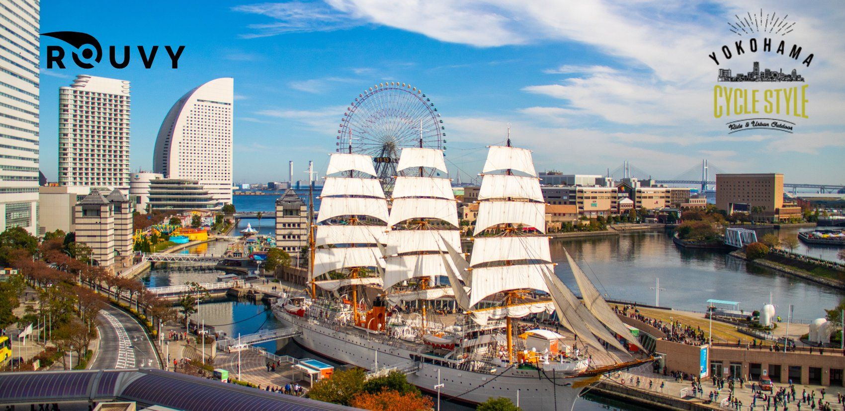 YOKOHAMA CYCLE STYLE Festival presents the augmented Yokohama City Downtown with 2 virtual crit races on ROUVY